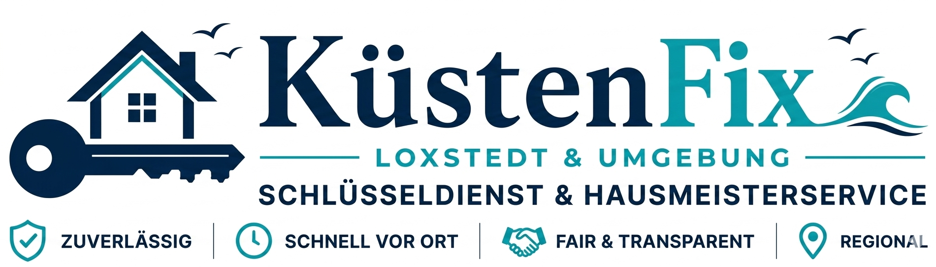 Logo KüstenFix Schlüsseldienst und Hausmeisterservice Loxstedt – Zuverlässig